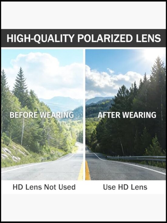 Wrap Around Sports Sunglasses Polarized TR90 Frame Driving Cycling Running main image 7